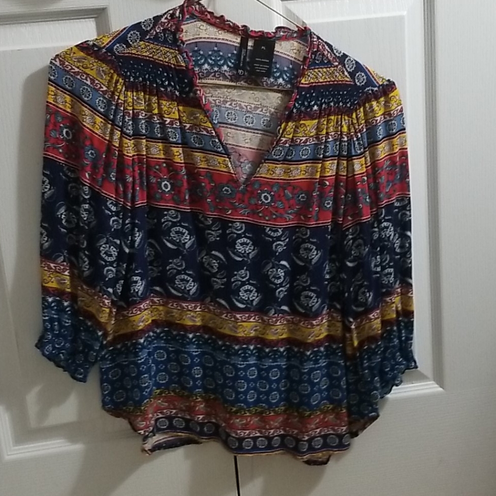 New directions boho blouse